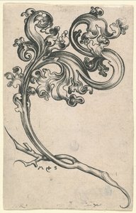 Bladornament door Martin Schongauer