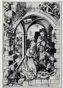 Geboorte door Martin Schongauer