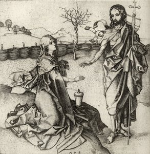 Onze Verlosser verschijnt aan Maria Magdalena in de tuin, uit 