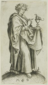 Johannes, van Apostelen door Martin Schongauer