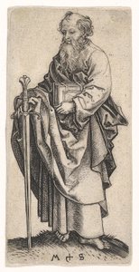 St. Paulus, ca. 1435-1491 door Martin Schongauer
