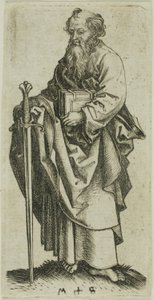 Paulus, van Apostelen door Martin Schongauer