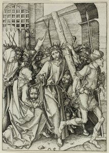 Het dragen van het kruis, uit De Passie