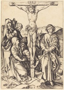 De kruisiging door Martin Schongauer
