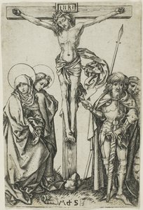 De kruisiging door Martin Schongauer