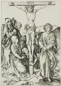 De Kruisiging, uit De Passie door Martin Schongauer