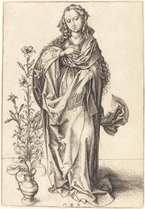 De Madonna door Martin Schongauer