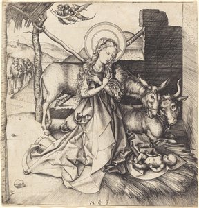 De Geboorte door Martin Schongauer