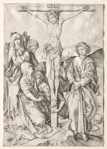 De Passie: Christus aan het kruis door Martin Schongauer