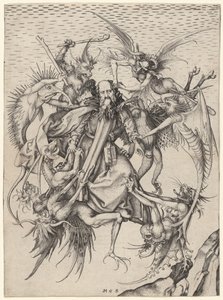 De Beproevingen van Heilige Antonius door Martin Schongauer