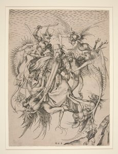 De beproevingen van Sint Antonius door Martin Schongauer