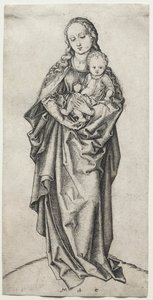 Maagd en kind door Martin Schongauer