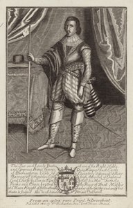 George Villiers door Martin, the elder Droeshout