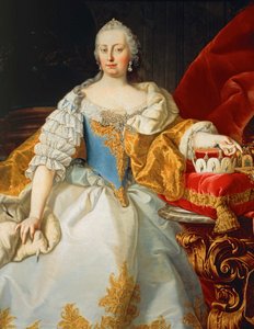 Keizerin Maria Theresia van Oostenrijk ... (schilderij op doek)