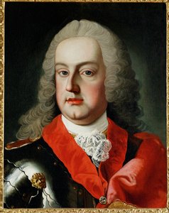 Frans I Stephan, keizer, hertog van Lotharingen, groothertog van Toscane, echtgenoot van keizerin Maria Theresia ... (olieverf op doek)
