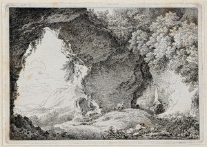 Landschap door Martin von Molitor