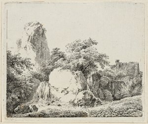 Landschap door Martin von Molitor