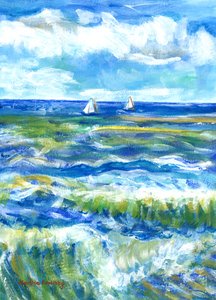 Saintes-Maries-de-la-Mer (Hommage aan Vincent van Gogh)