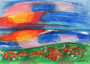 Zonsopgang aan de Oostzeekust door Martina Konitzky