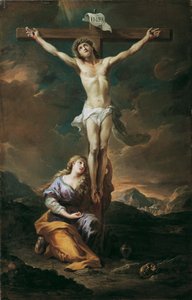 Kruisbeeld met Maria Magdalena