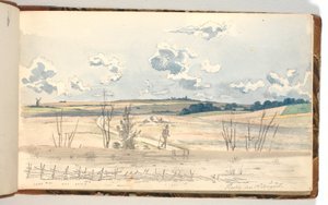 Een landschap door Martinus Rørbye