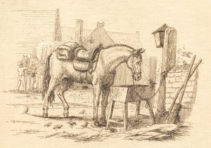 Illustratie voor "Halvhundrede Fabler voor Kinderen" door Hey door Martinus Rørbye