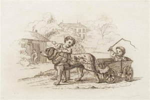 Illustratie voor "Halvhundrede Fabler for Børn" van Hey door Martinus Rørbye