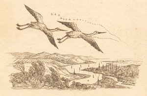 Illustratie voor "Halvhundrede Fabler for Børn" van Hey door Martinus Rørbye