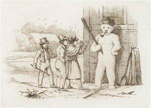 Illustratie voor "Halvhundrede Fabler voor Kinderen" van Hey door Martinus Rørbye