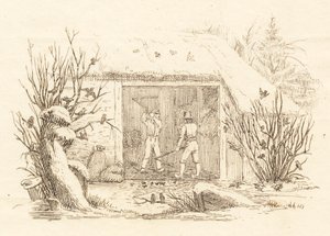 Illustratie voor "Halvhundrede Fabler for Børn" van Hey door Martinus Rørbye