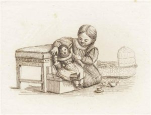 Illustratie voor "Halvhundrede Fabler for Børn" van Hey door Martinus Rørbye