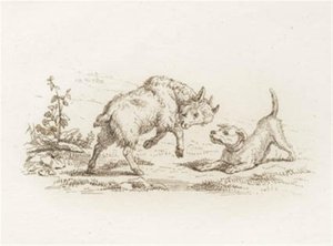 Illustratie voor "Halvhundrede Fabler for Børn" van Hey