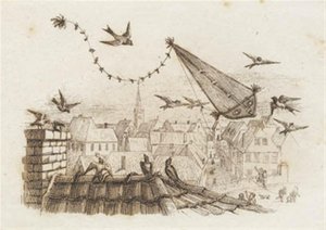 Illustratie voor "Halvhundrede Fabler for Børn" van Hey door Martinus Rørbye