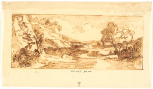 Landschap door Martinus Rørbye