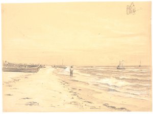 Partij van Sønderstrand, Skagen door Martinus Rørbye
