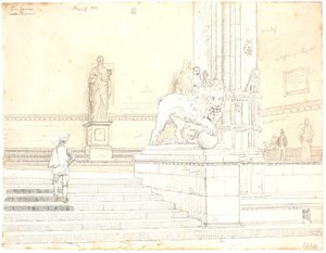 De trap naar Loggia de