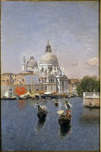 Santa Maria della Salute, Venetië door Martín Rico y Ortega