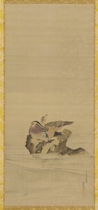 Mandarijneenden, Edo-periode, 18e eeuw door Maruyama Okyo