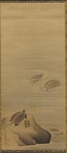 Schildpadden, Edo-periode, 18e eeuw door Maruyama Okyo