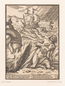 Jonas op de kust geworpen door Marx Anton Hannas