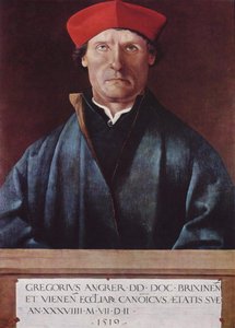 Portret van de kanunnik van Brixen Gregor Angrer