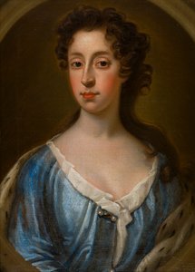 Portret van Ann Grenville, Gravin van Kingston (1632/3-1699), ca. 1653-99 door Mary (follower of) Beale