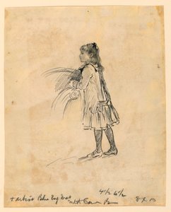 Marian Hague als Kind door Mary A. Hallock Foote