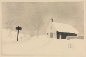 Sneeuwstorm in Vermont