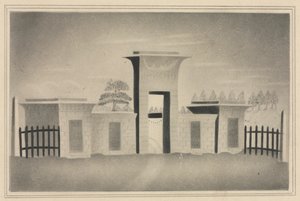 De Poort van Mount Auburn, nabij Boston