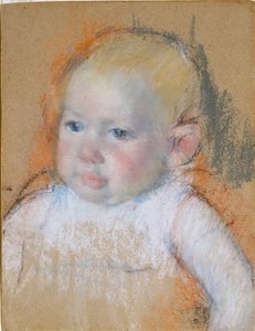 Baby Charles, 1900 door Mary Cassatt