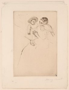 Hélène van Septeuil door Mary Cassatt