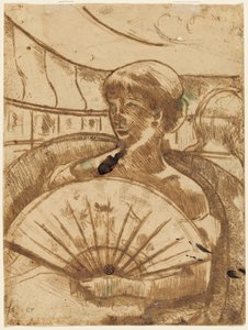 In de Opera Box [verso], 1880