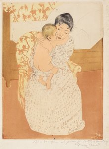 Moederlijke Omhelzing door Mary Cassatt