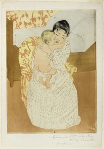 Moederlijke Omhelzing door Mary Cassatt